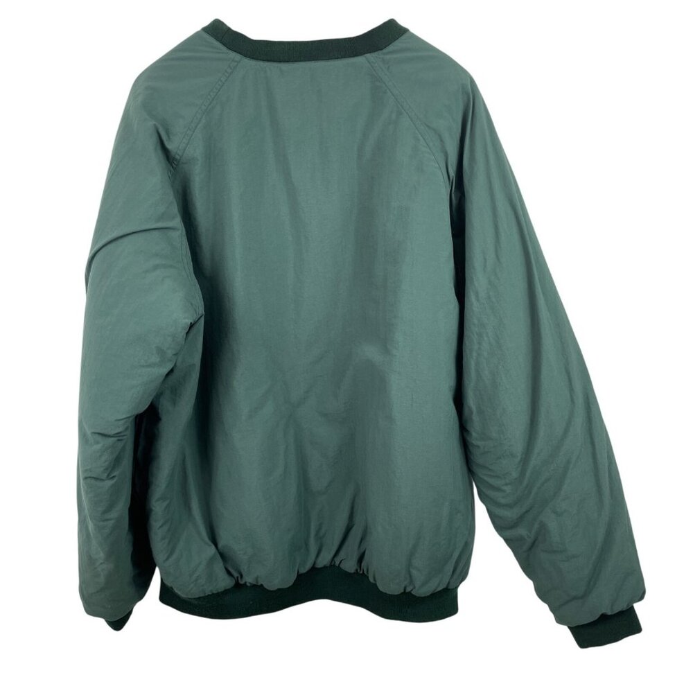 Duckster Wright-Patterson Golf Club Green Quilted Pullover Sweatshirt Mens Large - Picture 2 of 9